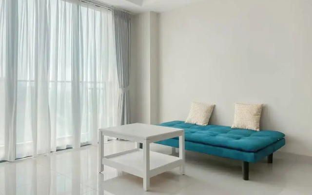Spacious and Combined 1BR Apartment at Nine Residence