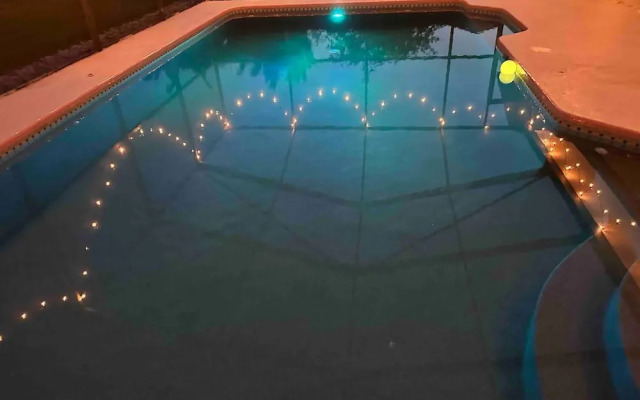 Light Sand With Heated Pool
