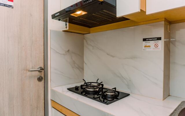 Homey And Modern Studio Apartment At Akasa Pure Living Bsd