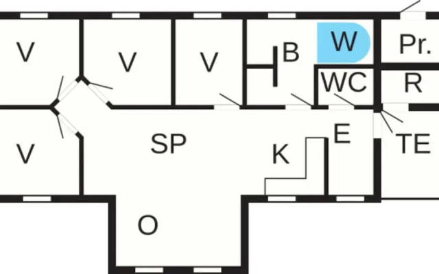 8 Person Holiday Home in Skals