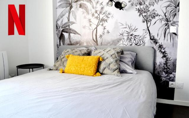 Studio Cosy Bordeaux - Parking privé - Netflix - Tram A