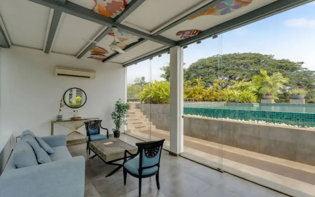 Elegant 2BR Apartment Near Candolim Coco Beach