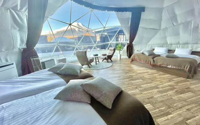 Panoramic Mt. Fuji Views from All Rooms – VISION GLAMPING Resort & Spa YAMANAKAKO