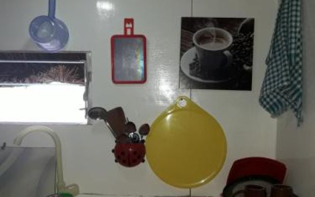 Bamboo village on the beach