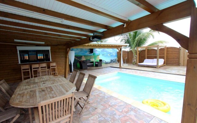 Villa with 2 Bedrooms in Anse-Bertrand, with Private Pool, Furnished Terrace And Wifi - 1 Km From the Beach