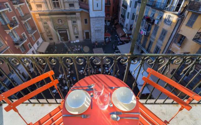 Ross 5- F2, Lumineux, Balcon, Loft, Clim, Vieux-Nice