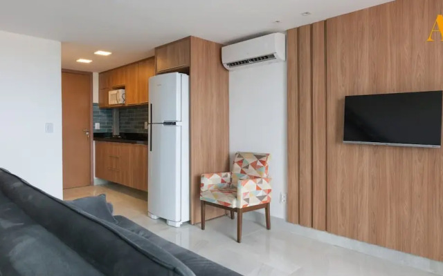 Flat moderno Praia de Serrambi BFS312