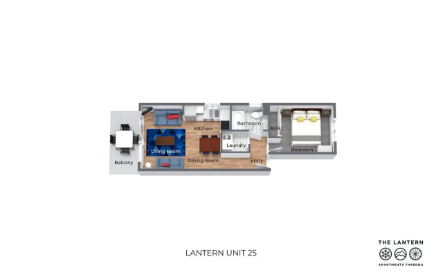 Lantern 1 Bedroom Balcony with Village and Mountain View