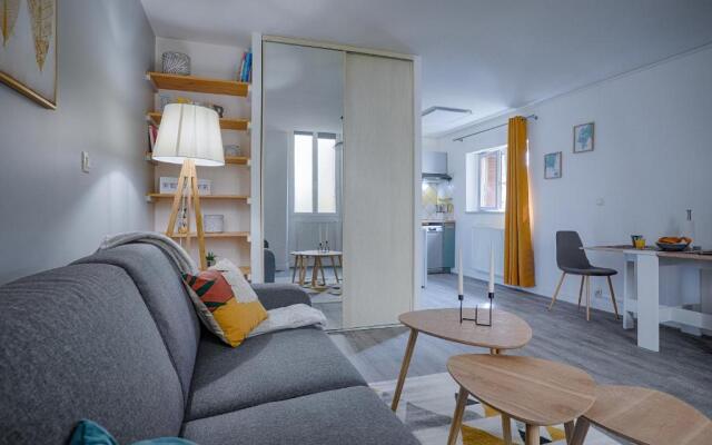 La chopine - grand studio, centre historique, hôtel de ville