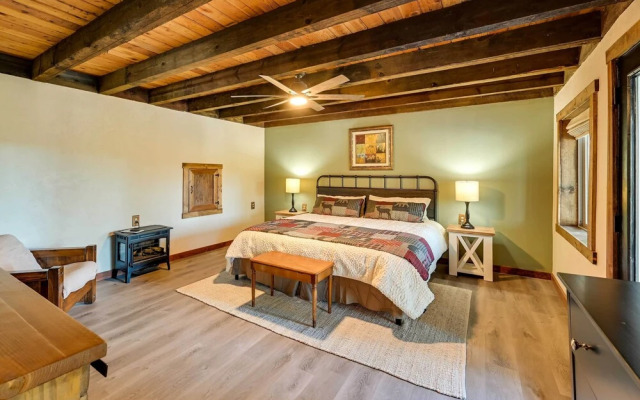 Secluded Garden Valley Cabin w/ Deck & Views!