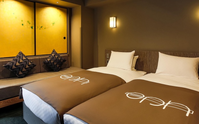Hollywood with Hinoki Wood Bath Twin room (트윈 침대 2개) 사진 1