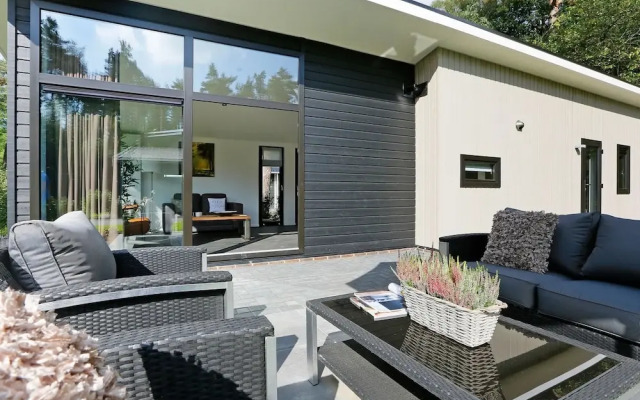 Chic Forest Lodge With Sauna