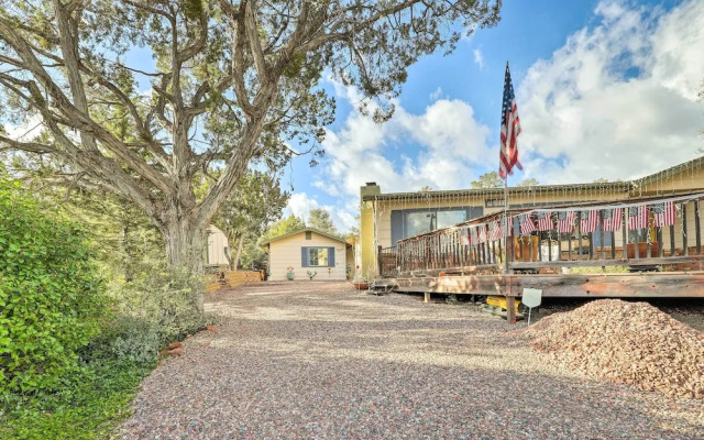 Gazebo & Fire Pit: Pet-friendly Payson Home!