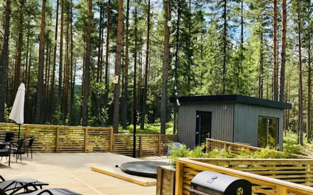 Skogly - Ny stor hytte, Unike Finnskogen