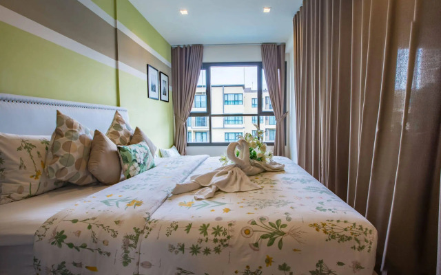 Charming Pool View by Rain Cha Am Condo