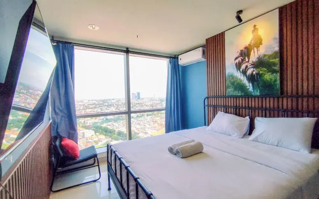 Wonderful Thematic 2BR at Praxis Apartment