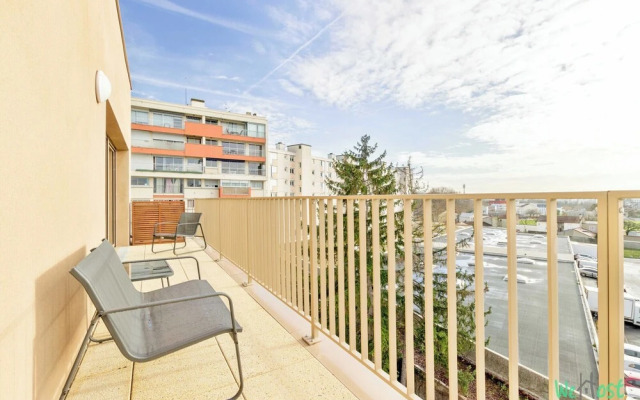 Modern Apt With Balcony-6p-close to Disney/paris