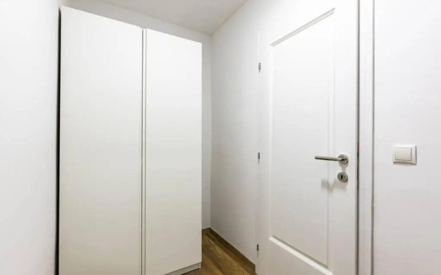 Modern apartment next to subway station