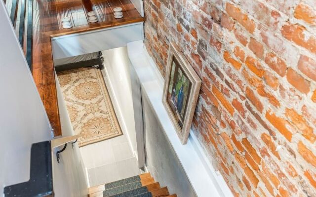 Modern European Home - Garden Patio w/ Firepit