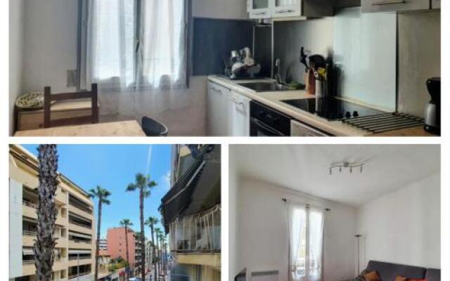3P 60M2 Climatisã‰ 2Min Ã€ Pied Plages Juan Les Pins