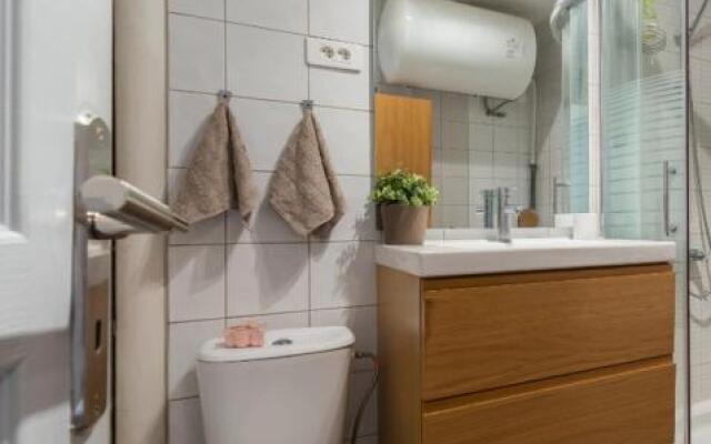 Stylish White and Red Apartments