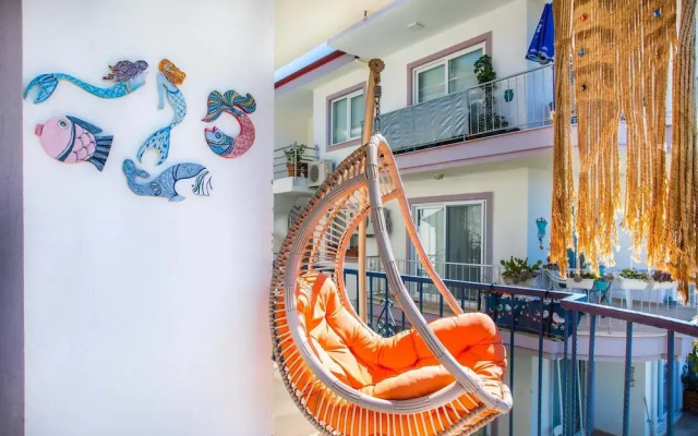 Furnished Cozy Flat With Wide Sea View in Kas