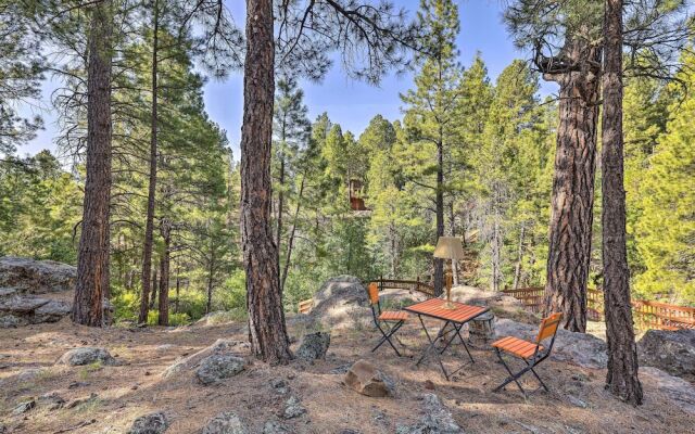 Woodsy Flagstaff Hideaway w/ Deck + Sunroom!