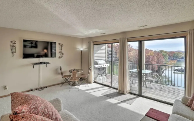 Pool + Fishing Docks: Couple's Lake Ozark Condo