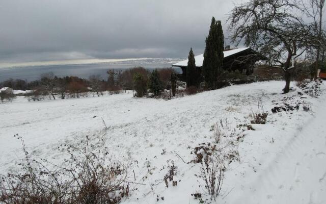 Chalet paisible dans la nature avec belle vue sur le lac Léman