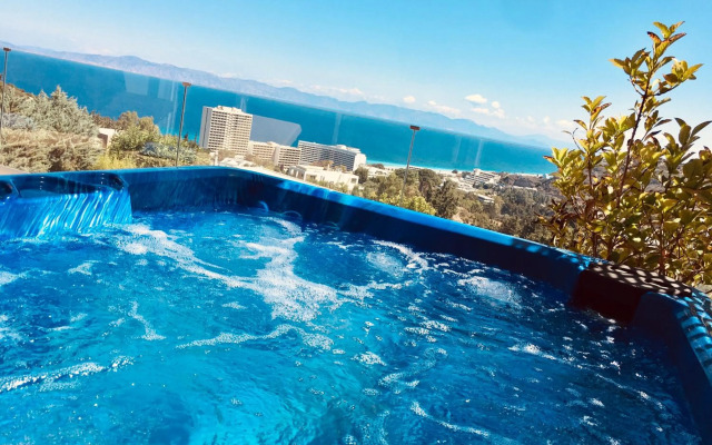 FlyViewFlatsBLUE PrivateHotTub with SeaView