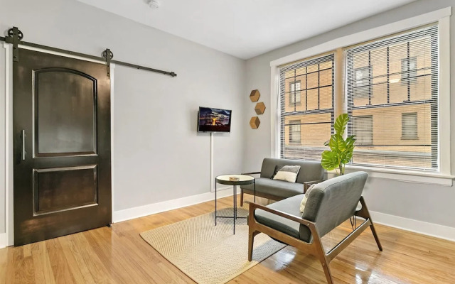 1BR Magnificent Apt in Belmont Chicago