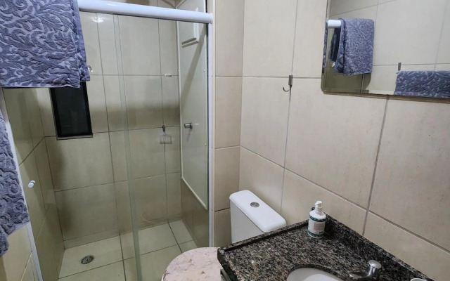 Apartamento mobiliado e confortável em candeias