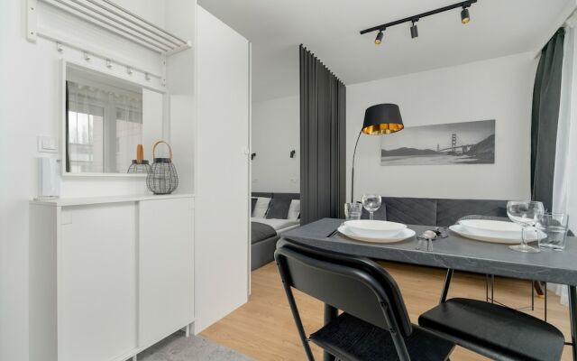Dark Grey Apartment in Poznan by Renters