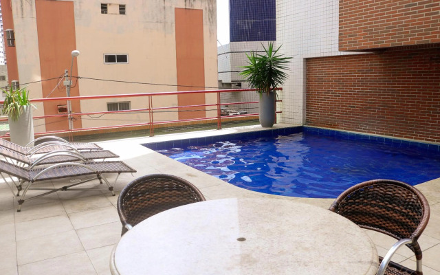 Apartamento com Varanda vista mar, Max 4 Pessoas