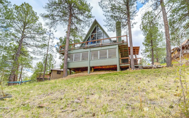 Flagstaff A-frame Cabin w/ Deck & Lovely Views!