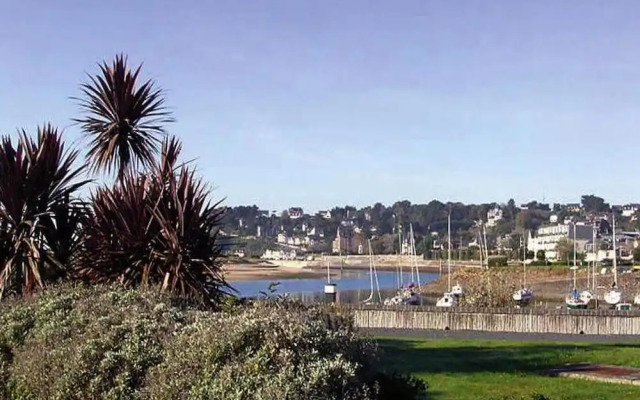 Wooden House by Beach Near Barneville