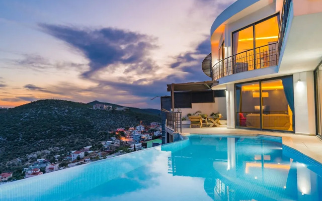 Lux Villa With Inf Pool Jacuzzi - All Rooms w AC