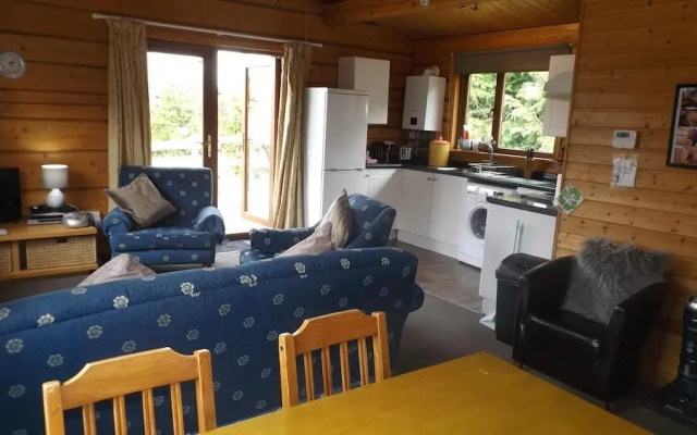 Hand Built log Cabin at Avonvale Holiday Lodges