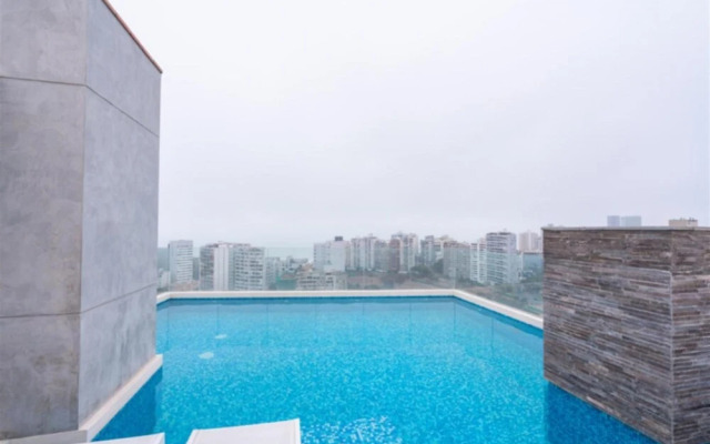 Modern 1Br New Flat w Terrace Pool Gym