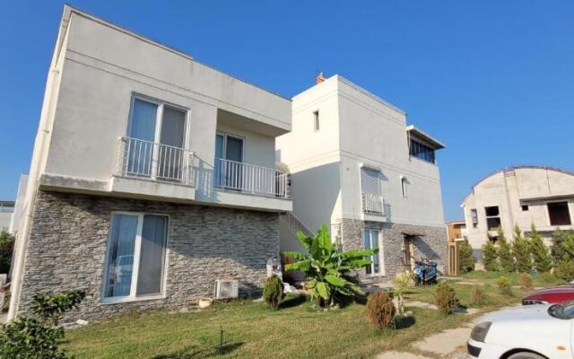 Architect's house with spacious veranda in Antalya, Belek