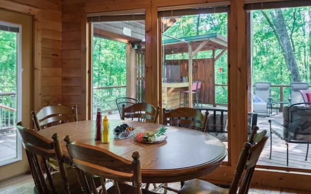 Deer Trail includes Sunken Hot Tub and Wood Fireplace by RedAwning