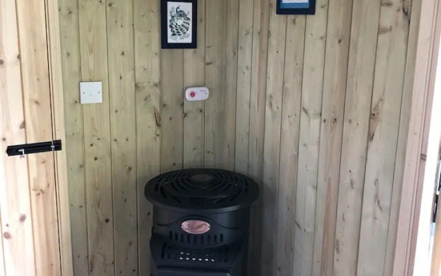 The Peacock Shepherds Hut at Hafoty Boeth