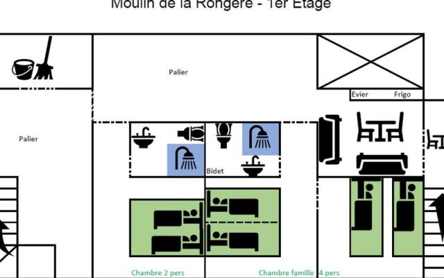 Gîte La Roche-Neuville, 6 pièces, 14 personnes - FR-1-600-148