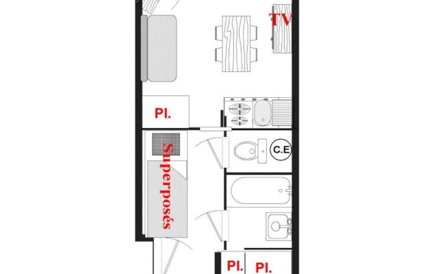 Appartement Notre-Dame-de-Bellecombe, 2 pièces, 4 personnes - FR-1-505-29