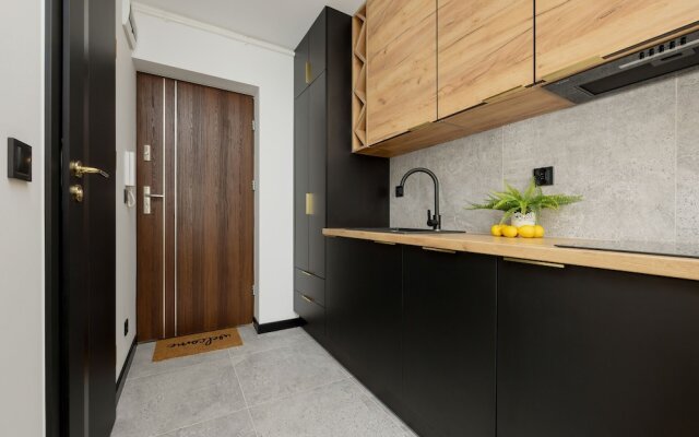 Black & Wooden Apartment by Renters