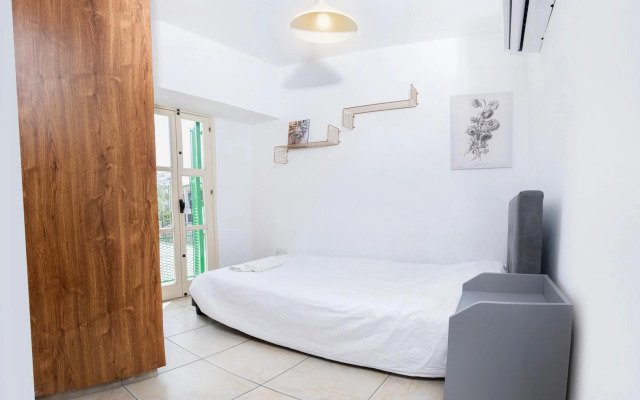 City center studio with terrace view