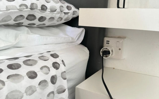 Mediterranean poolside garden cottage