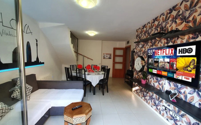 Attic Terrace BBQ, Airport-Barcelona, cerca Playas Castelldefels