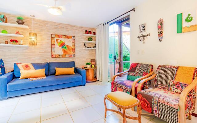 IT26 Bangalô Vista Mar 3 Suítes, Pé na Areia - Residencial Varandas do Mar