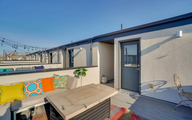 Rooftop Deck & Mtn Views: Luxe Denver Home